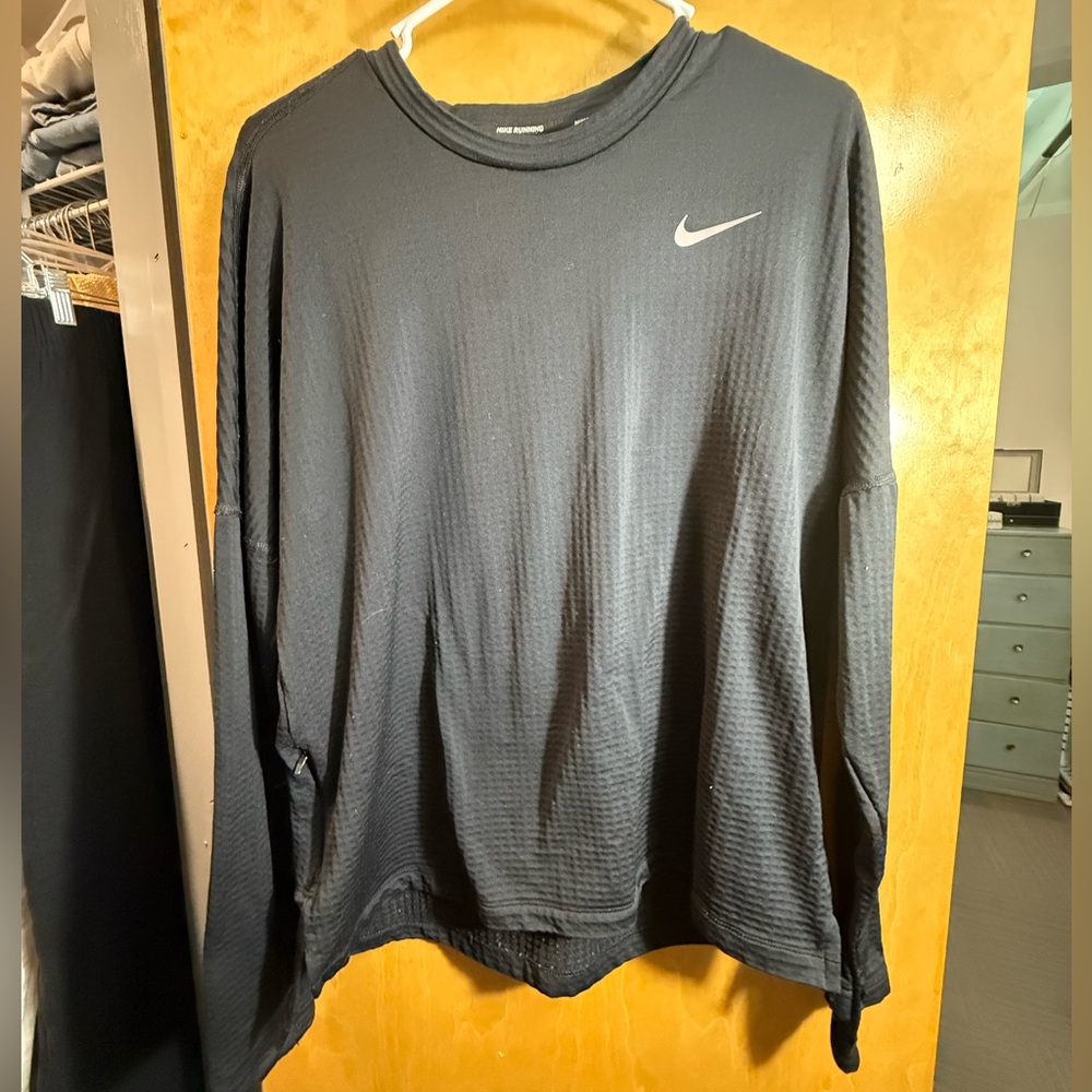 Nike Black Long Sleeve Athletic Tee